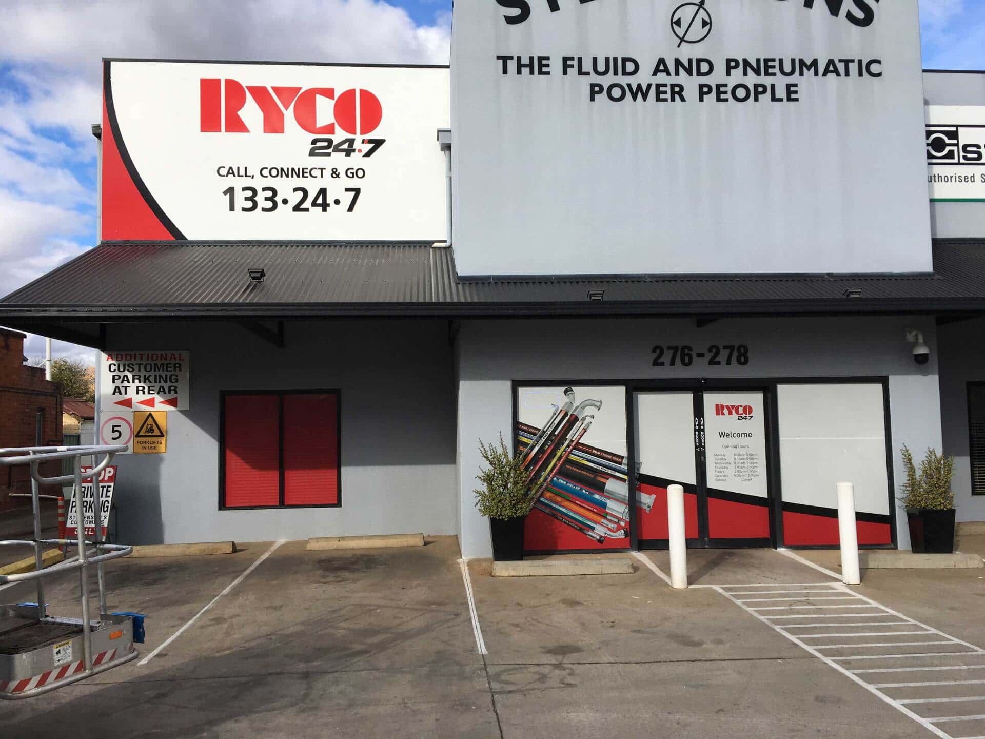 Ryco Shopfront Signage — Sign Writing in Dubbo, NSW