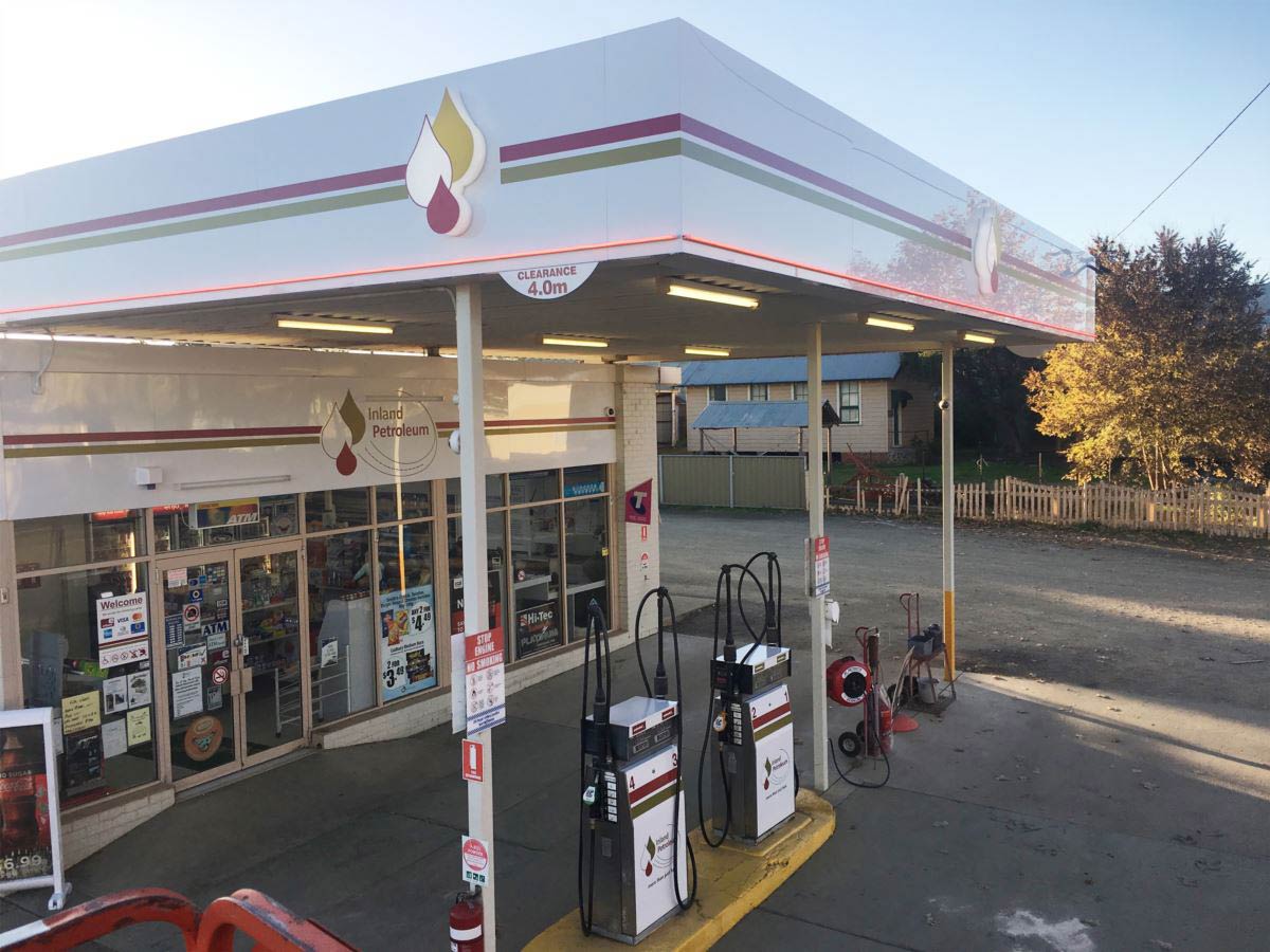 Signage At Petrol Station — Sign Writing in Dubbo, NSW