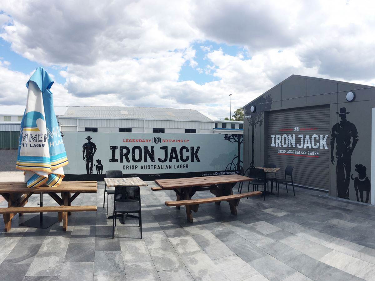 Ironjack Restaurant Sign — Sign Writing in Dubbo, NSW