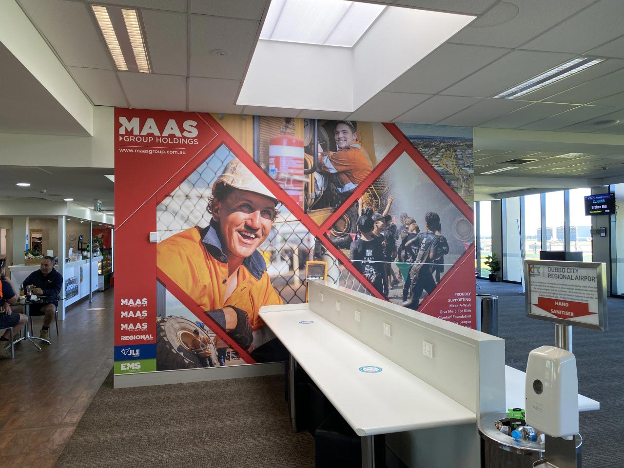 Large Sign For Business In Office — Sign Writing in Dubbo, NSW