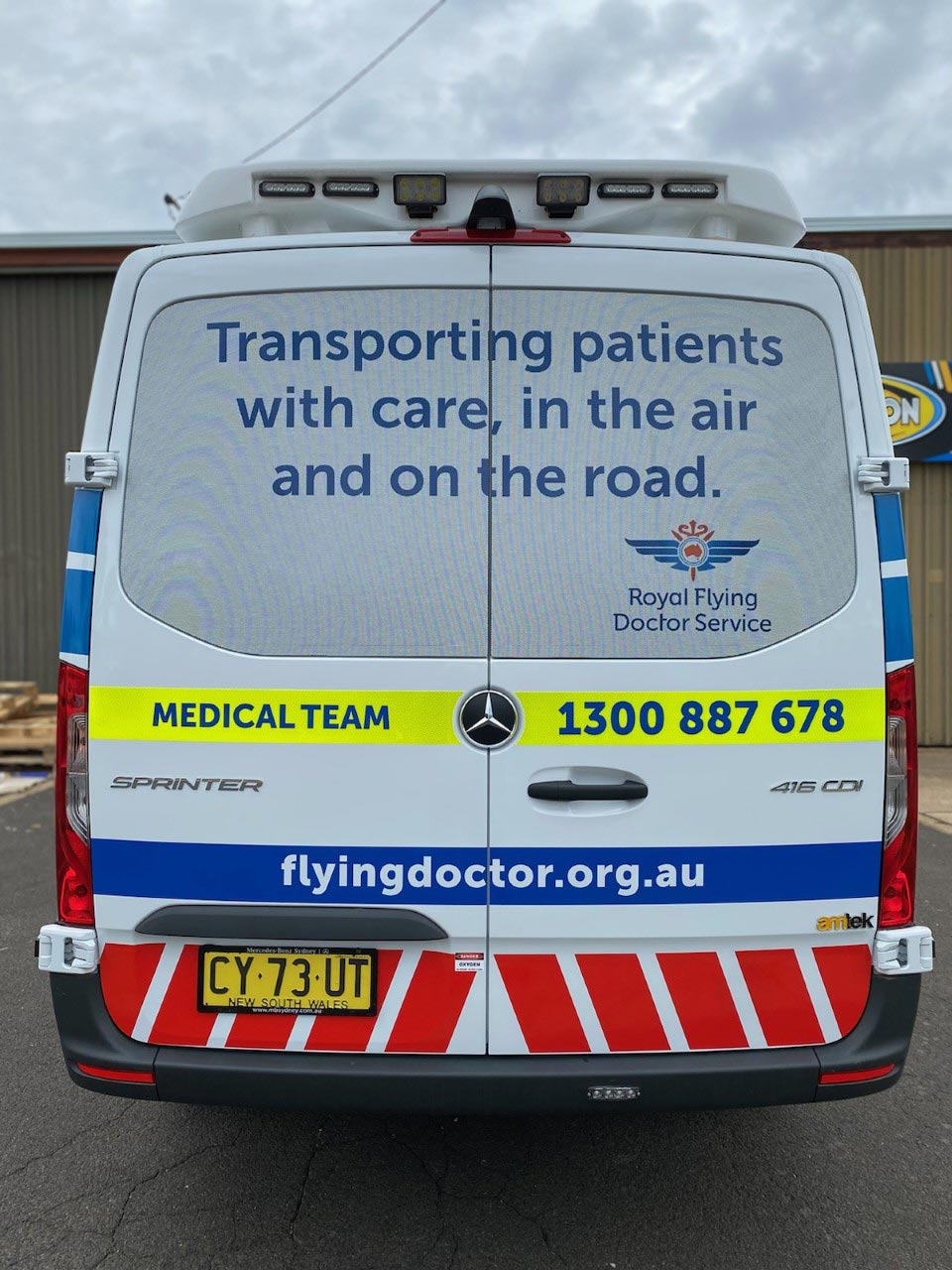 Flying Doctor Van Wrap — Sign Writing in Dubbo, NSW