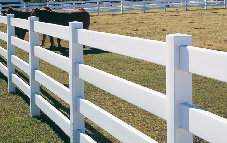 Wood Fencing — Vinyl Fence in Visalia, CA