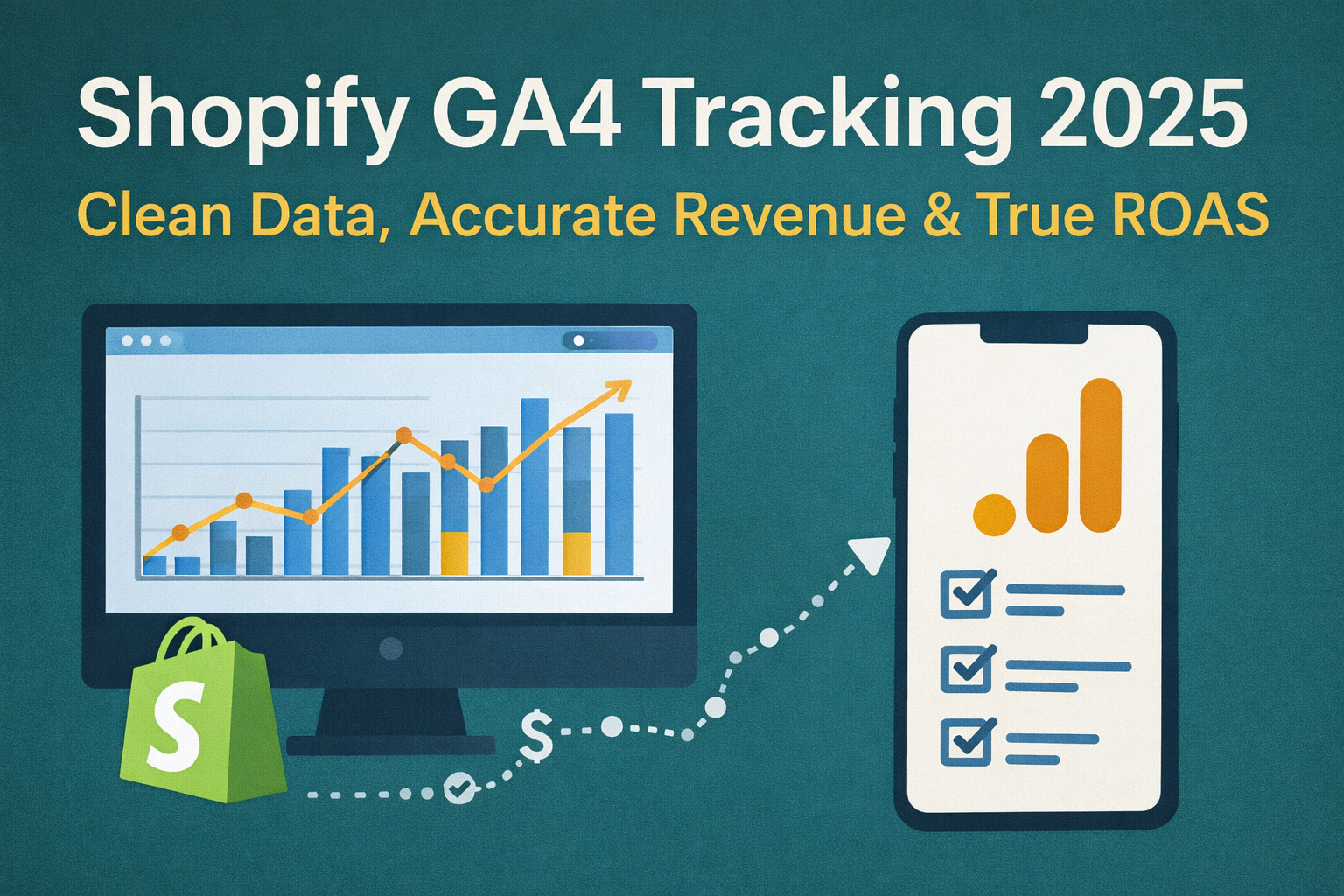 Shopify Digital Ecosystem GA4 Tracking, data, and ROAS