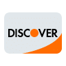The discover logo is orange and white with a white background.