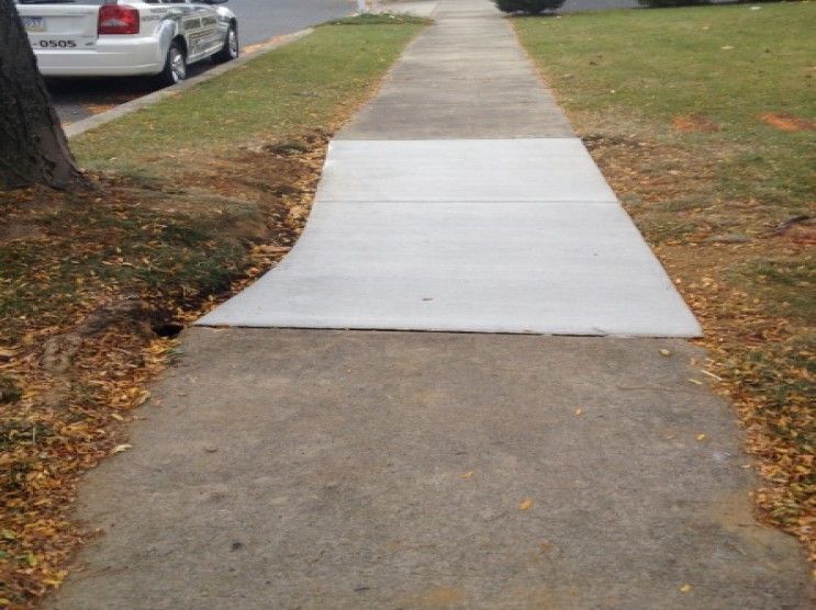 concrete sidewalk