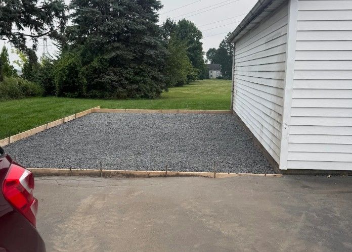 Before Concrete patio