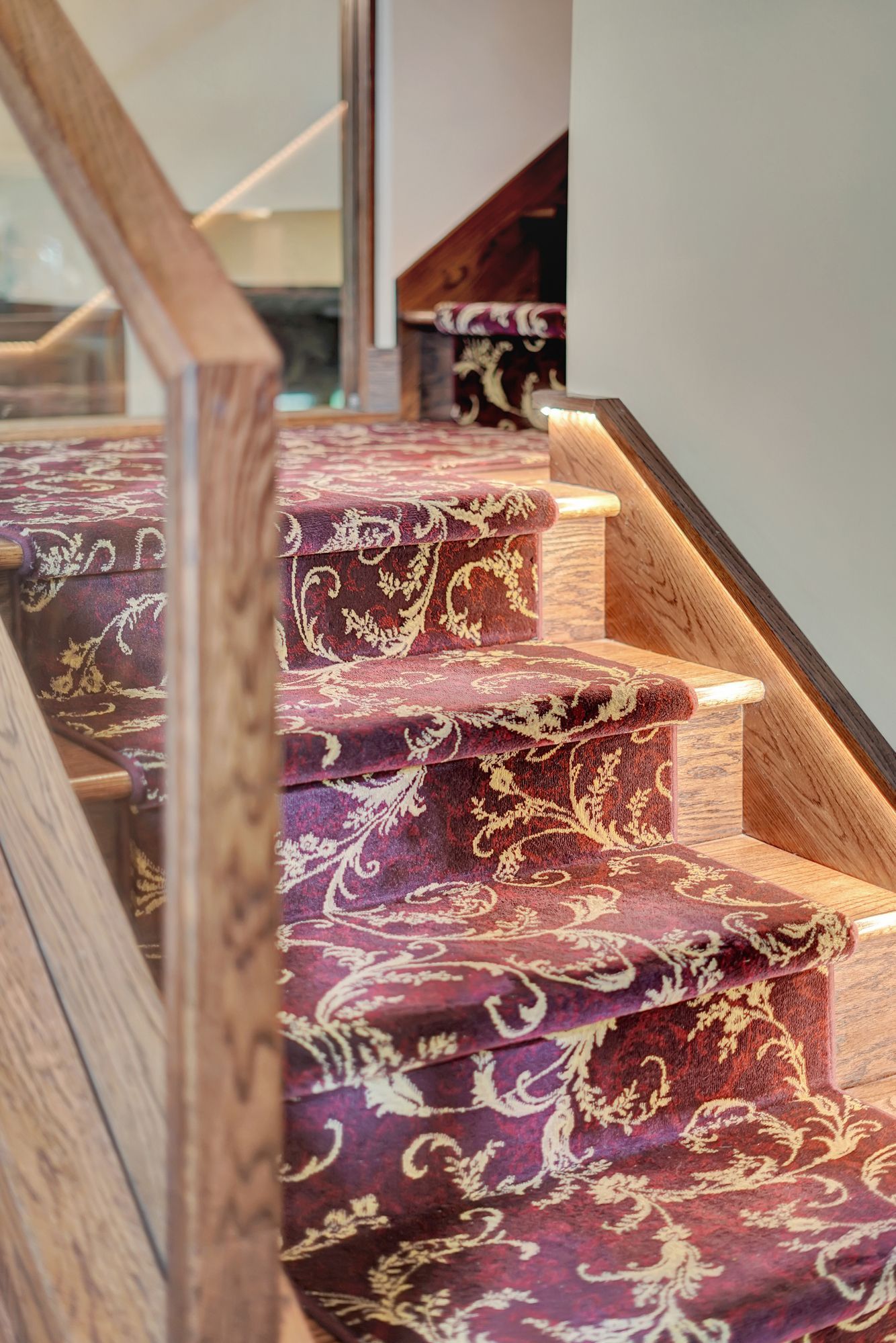 Shaunte Court Staircase with lights