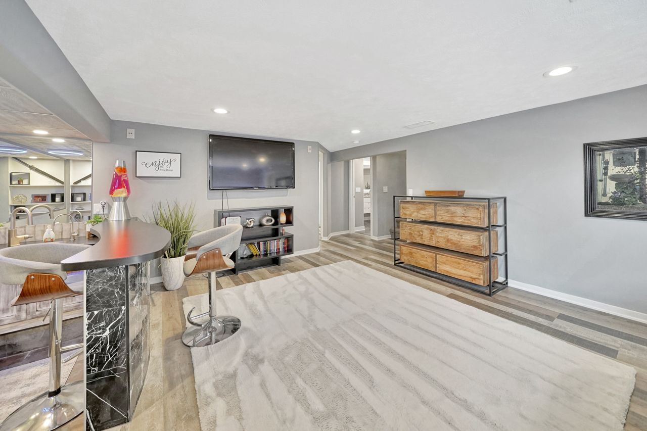 Remodeled Living Area - Lincoln, NE - Skylimit Remodeling