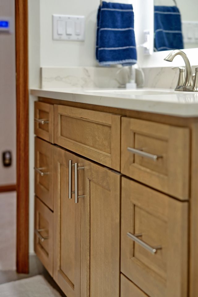 Cabinet in Bathroom - Lincoln, NE - SkyLimit Remodeling