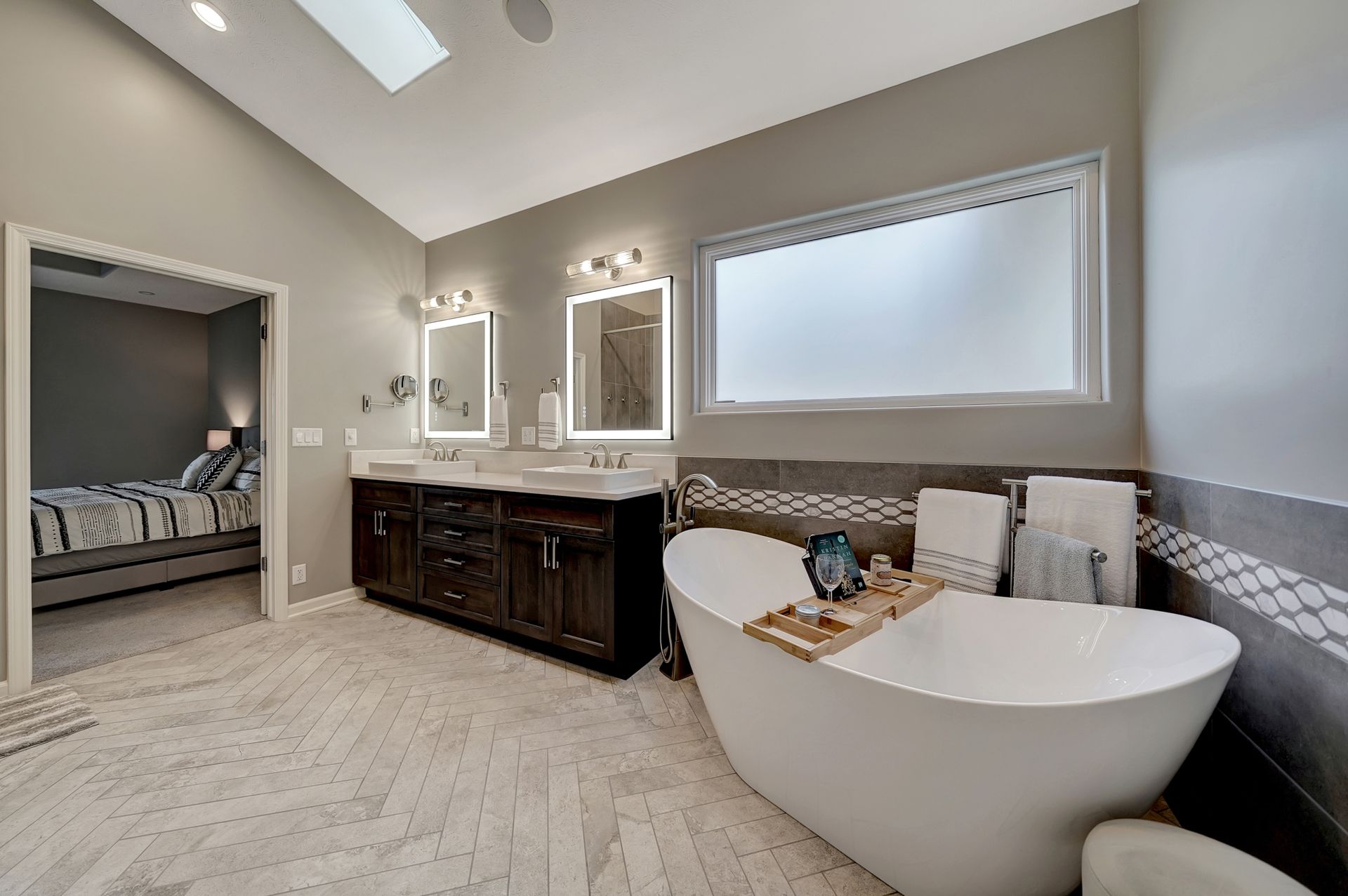 Modern American Bathroom - Lincoln, NE - SkyLimit Remodeling