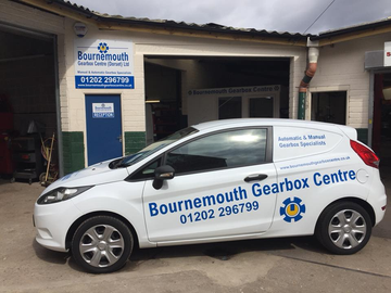 Bournemouth Gearbox - white car