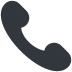 Phone receiver icon.