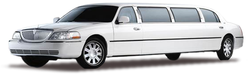 Black Lincoln MKT stretched limousine.