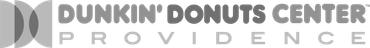 Dunkin' Donuts Center in Providence, Rhode Island. Text logo in gray on a white background.
