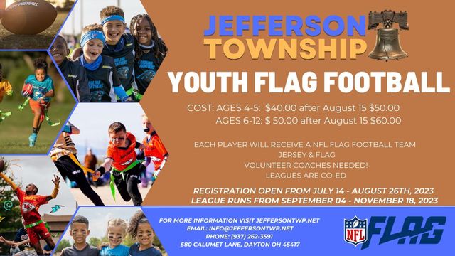 NFL Flag Football Fall Registration Open NOW