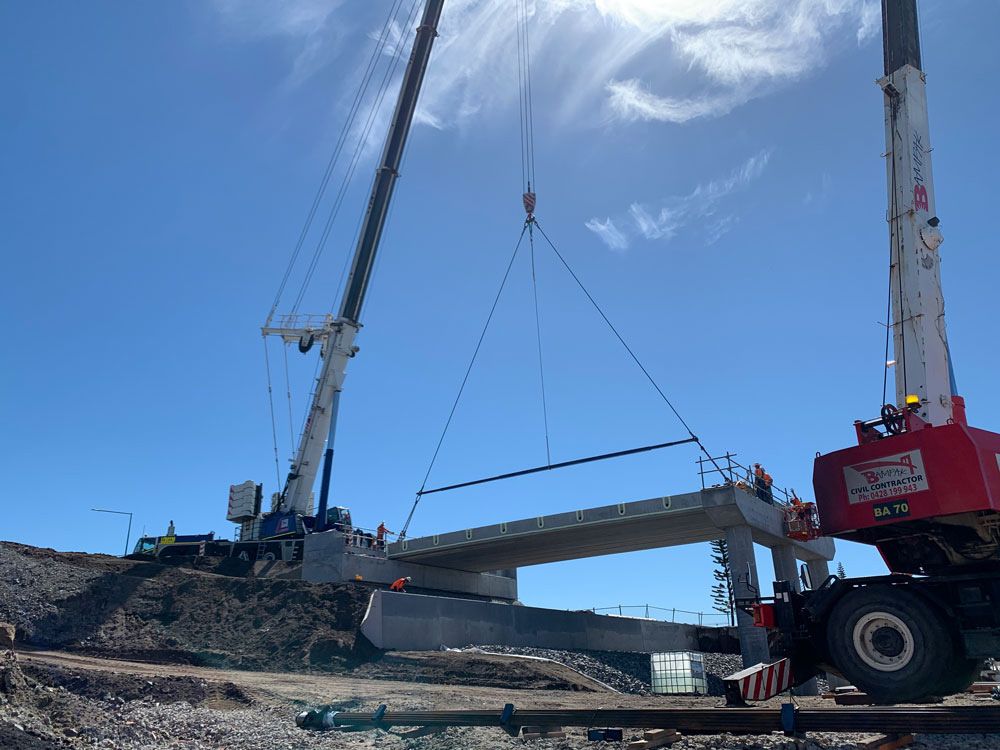 Bampak Civil Contractor Constructing a Bridge — Bampak In Coolum Beach QLD