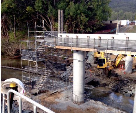 Bridge Construction Over the Creek — Bampak In Coolum Beach QLD