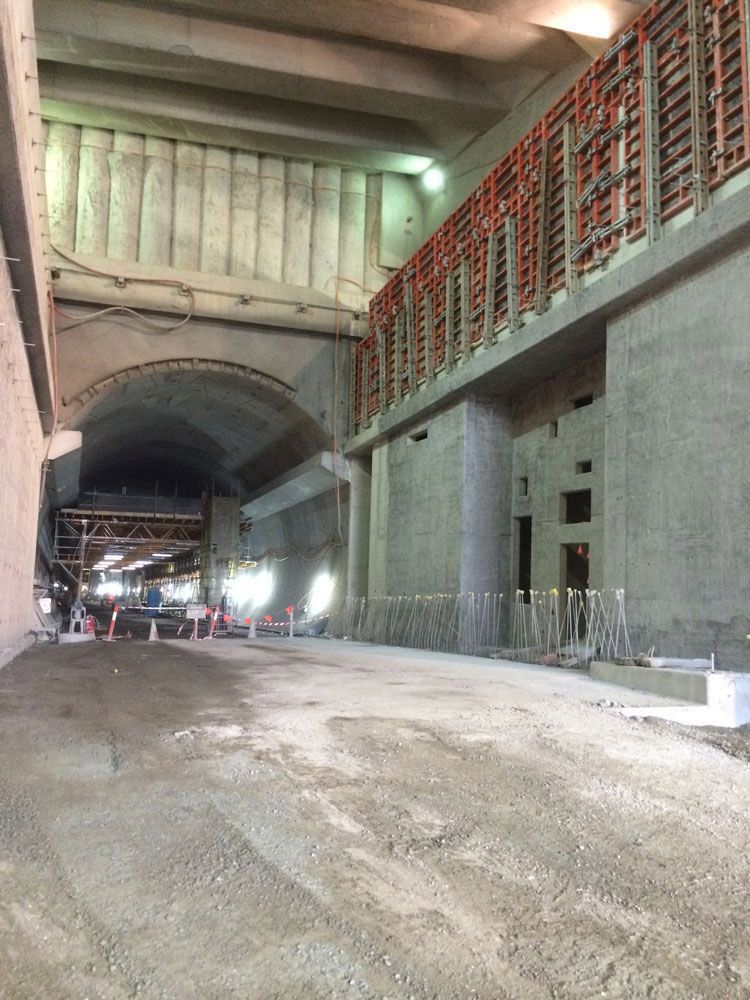 Interior View of Concrete Tunnel Construction — Bampak In Coolum Beach QLD