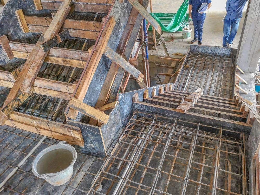 Reinforced Stairs Construction Featuring Robust Rebar Reinforcement — Bampak In Coolum Beach QLD