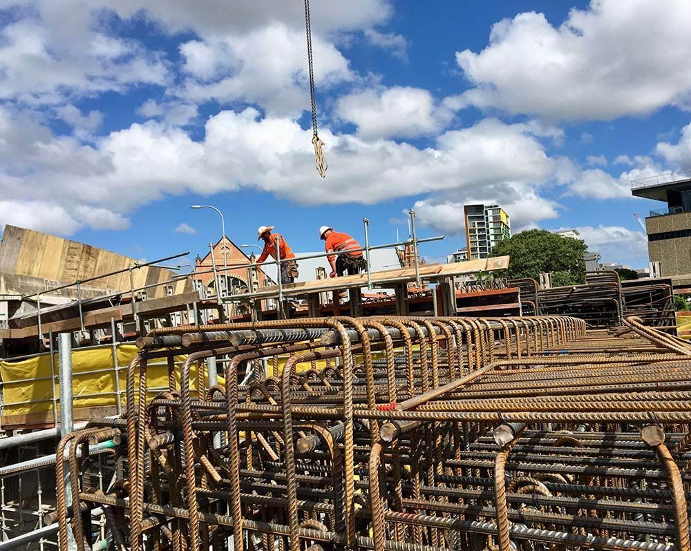 Reinforcing a Concrete Bridge with Steel Rebar — Bampak In Coolum Beach QLD