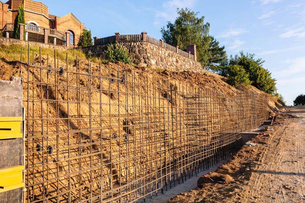 Constructing a Formwork for a Retaining Wall — Bampak In Coolum Beach QLD