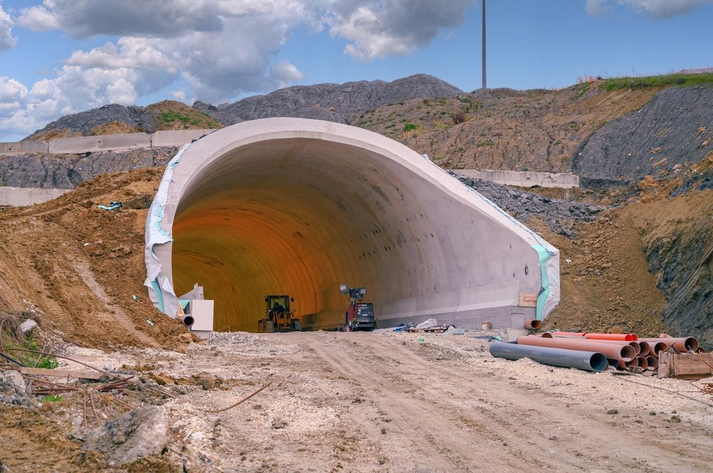 Heavy Machinery Employed in Tunnel Construction During Excavation — Bampak In Brisbane QLD