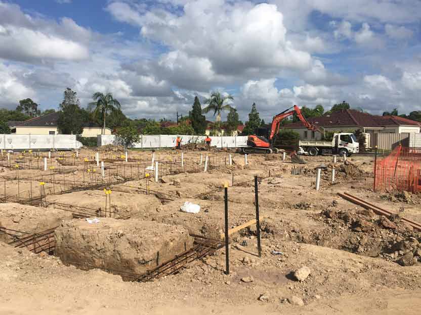 Ongoing Construction Site for The New Building Project — Bampak In Coolum Beach QLD