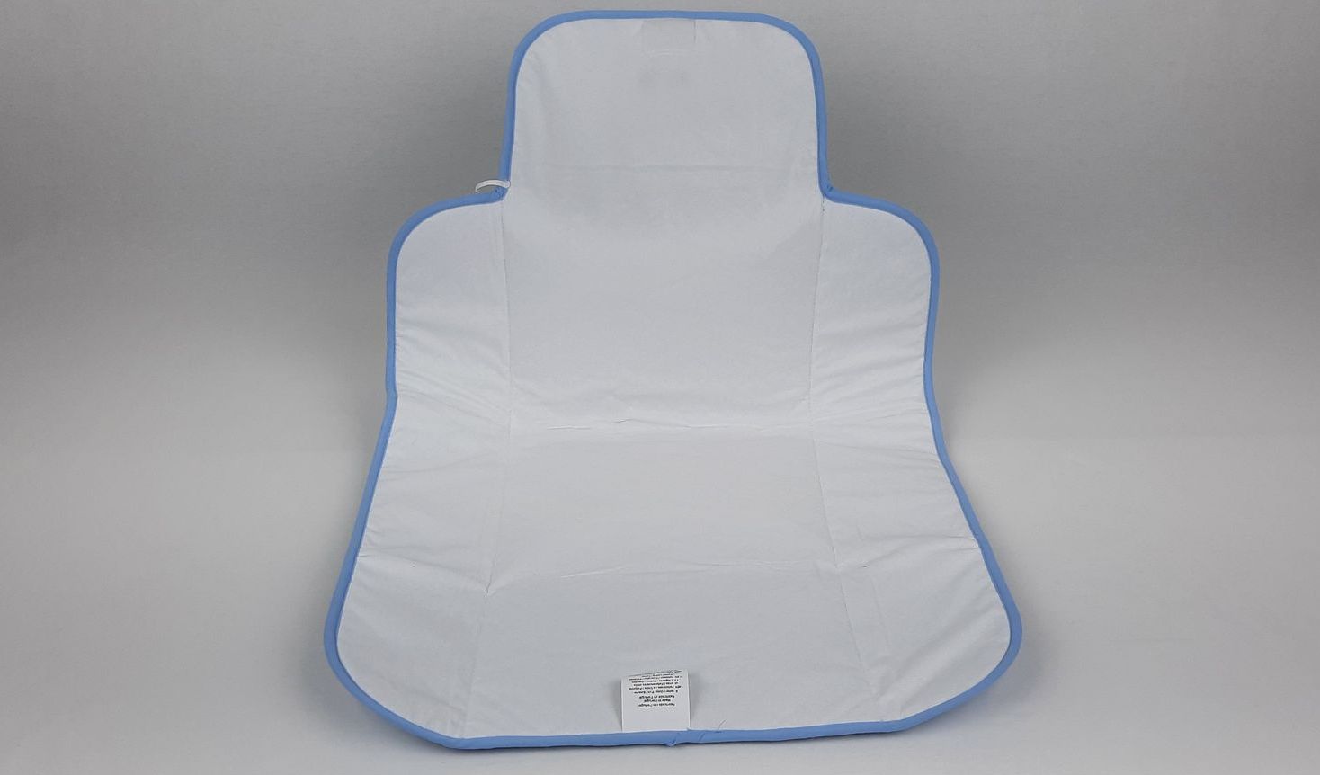 MUDA FRALDAS PELE SINTÉTICA ACOLCHOADA COR AZUL ACESSÓRIOS DOURADOS