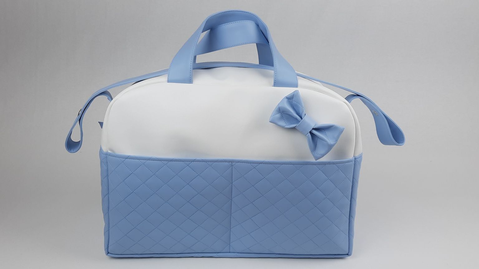 SACO MATERNIDADE NV5  PELE SINTÉTICA ACOLCHOADA COR AZUL