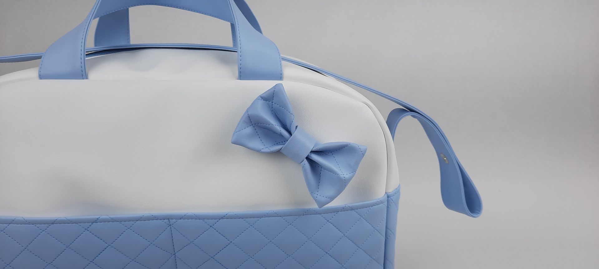 SACO MATERNIDADE NV5  PELE SINTÉTICA ACOLCHOADA COR AZUL