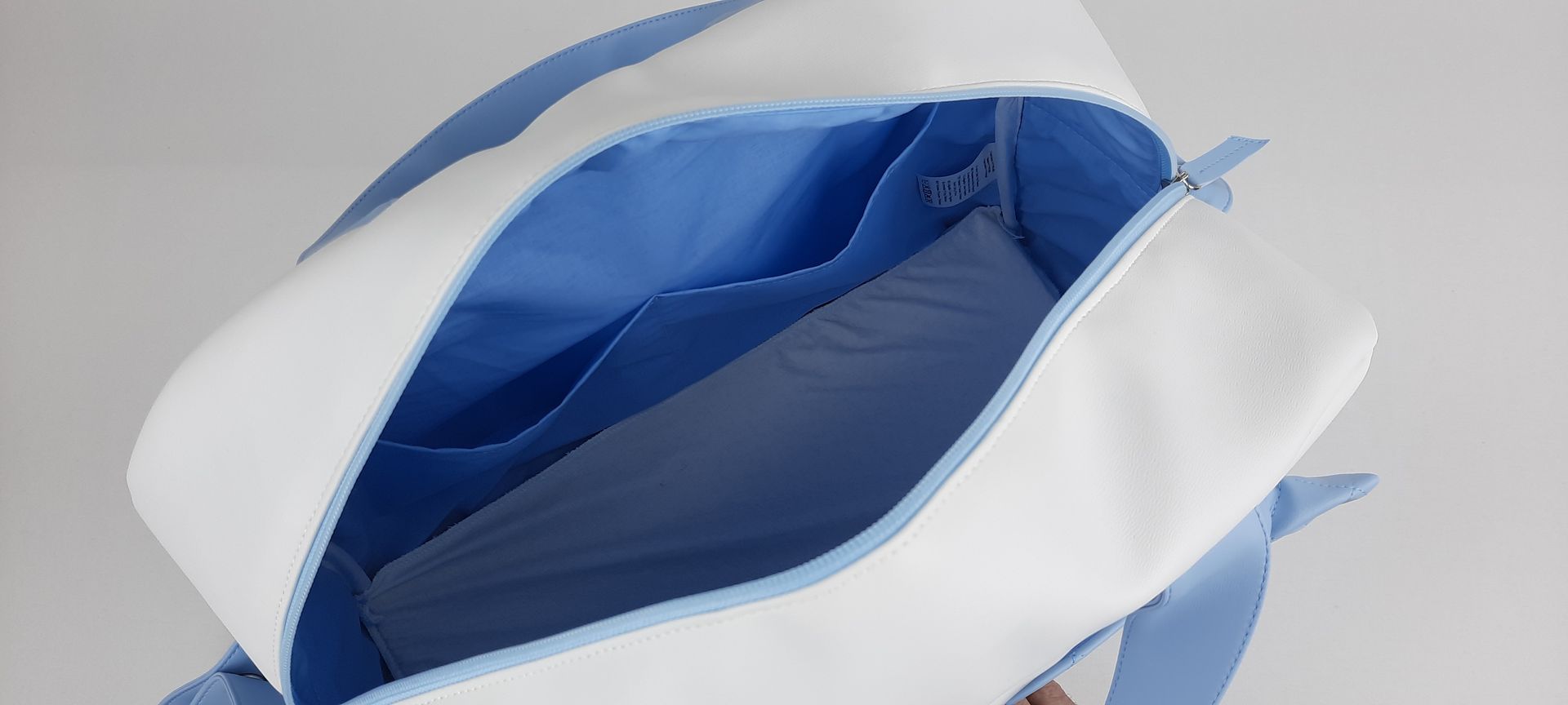 SACO MATERNIDADE NV5  PELE SINTÉTICA ACOLCHOADA COR AZUL