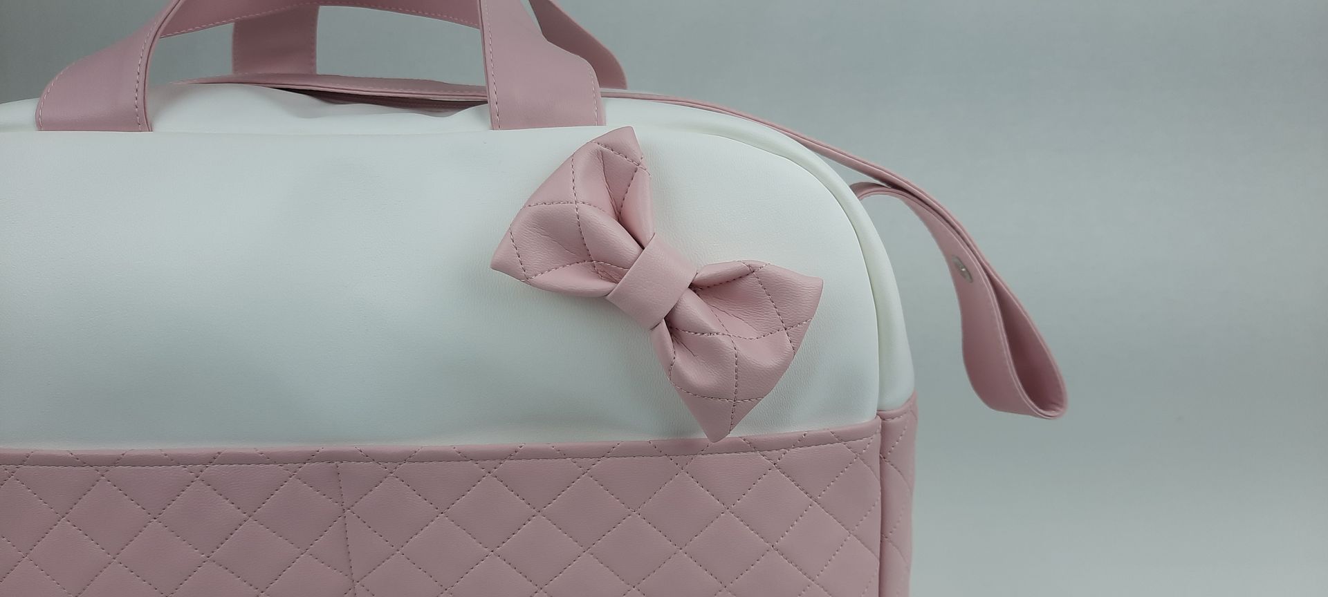 SACO MATERNIDADE NV5  PELE SINTÉTICA ACOLCHOADA COR ROSA