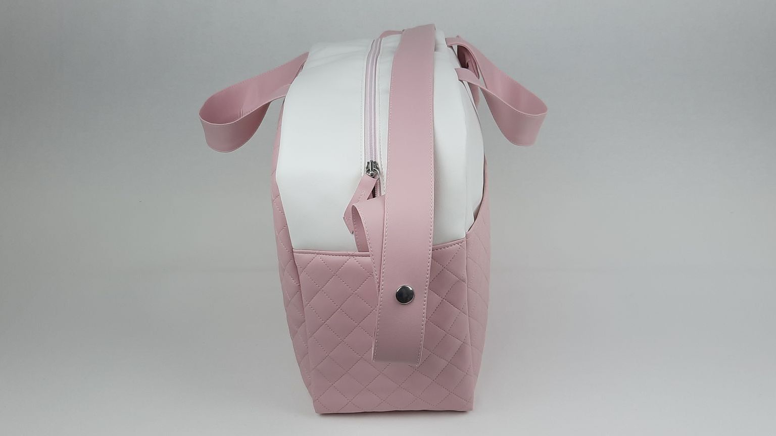 SACO MATERNIDADE NV5  PELE SINTÉTICA ACOLCHOADA COR ROSA