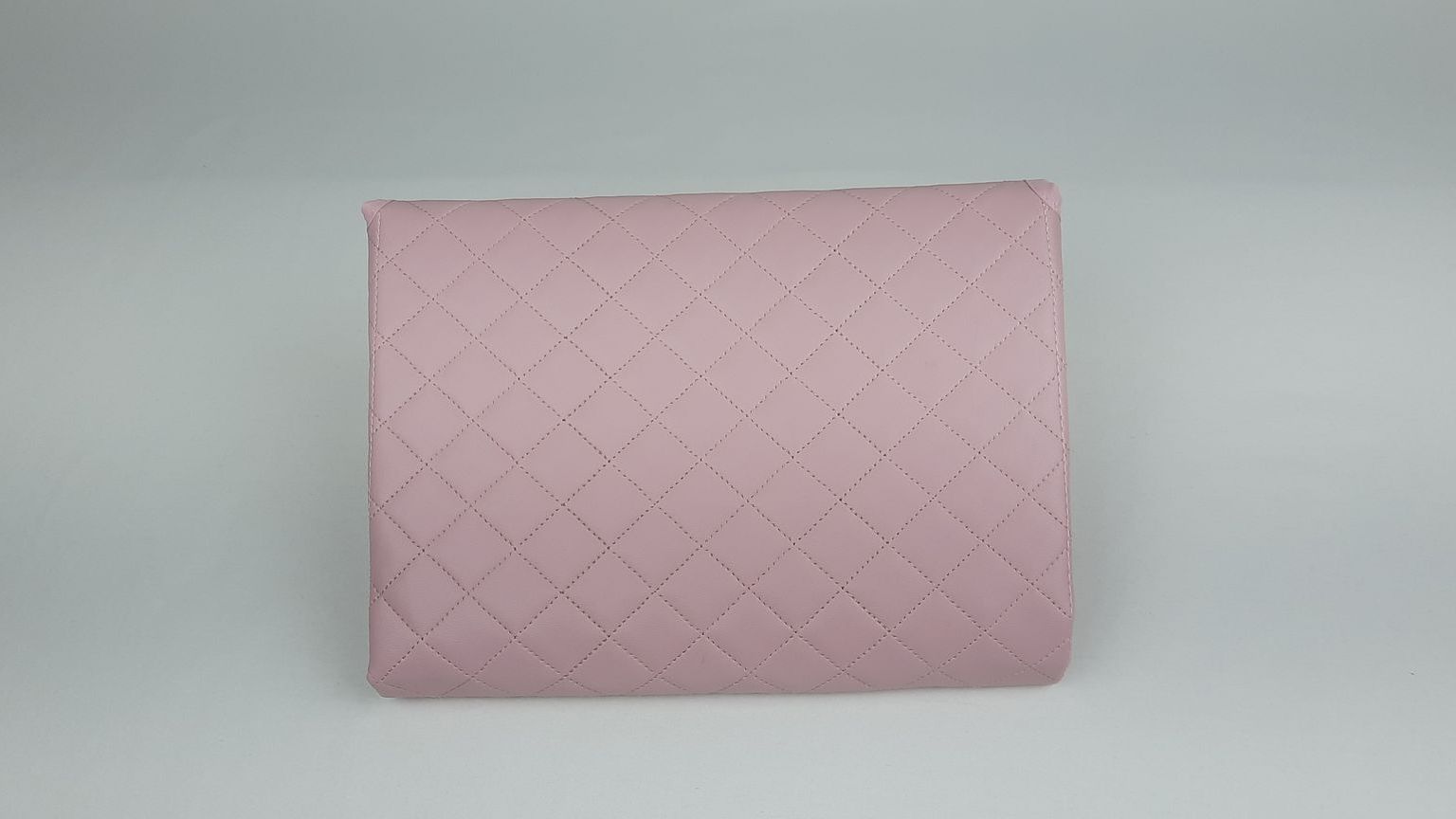 MUDA FRALDAS LAÇO PELE SINTÉTICA ACOLCHOADA COR ROSA