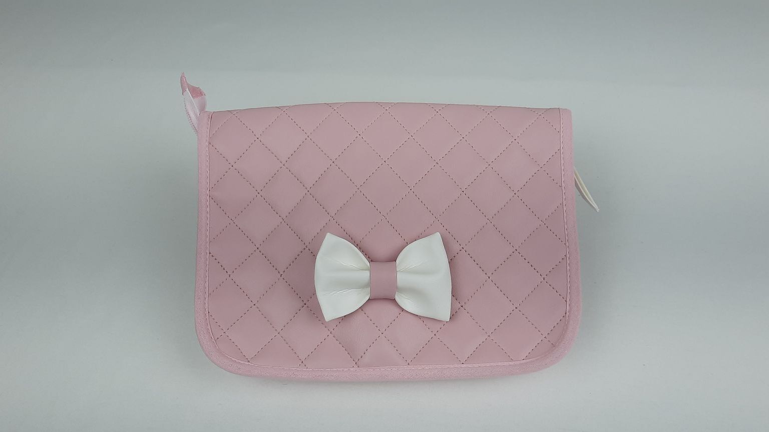 PORTA DOCUMENTOS LAÇO PELE SINTÉTICA ACOLCHOADA COR ROSA