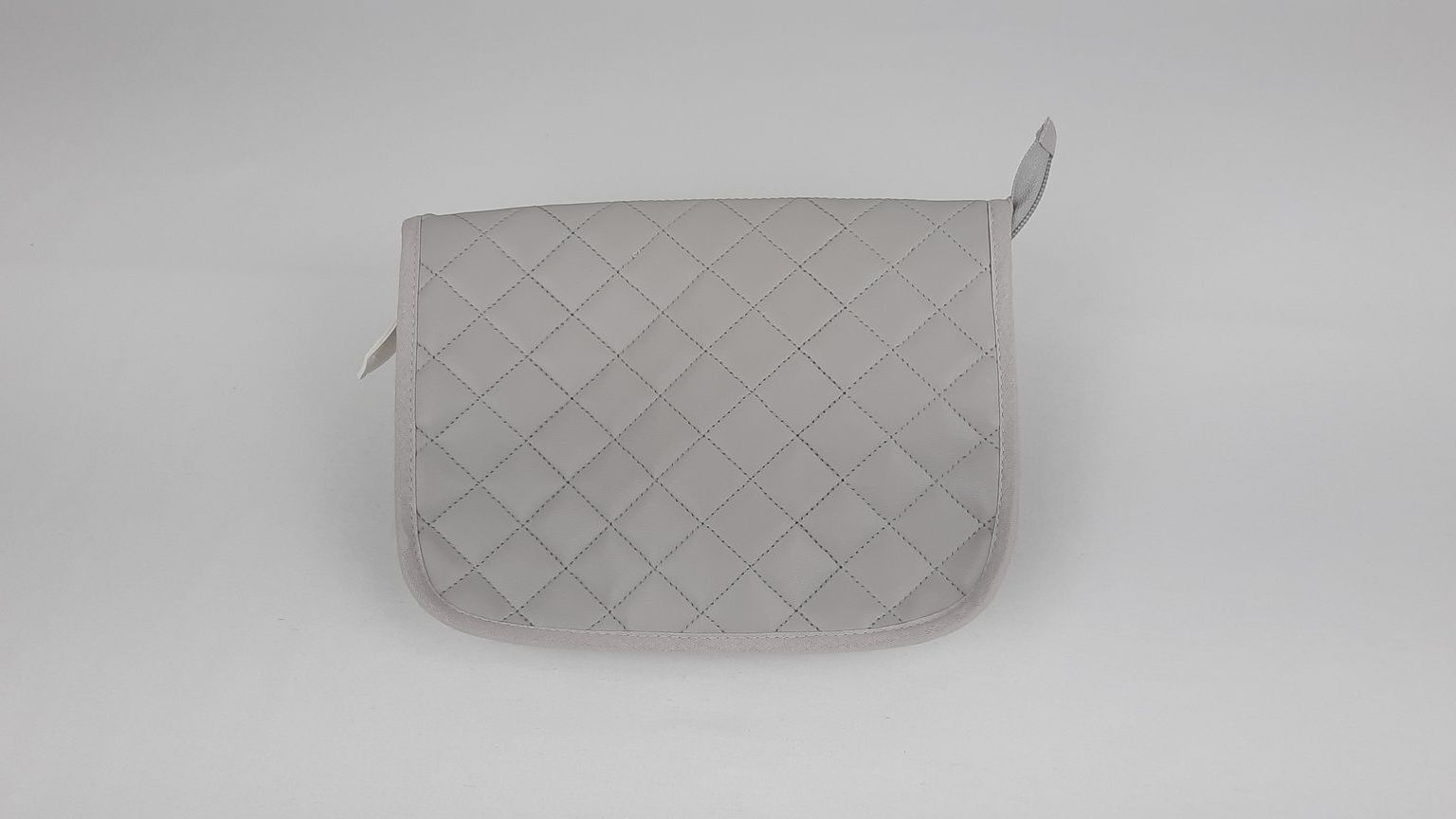 PORTA DOCUMENTOS LAÇO PELE SINTÉTICA ACOLCHOADA COR CINZA