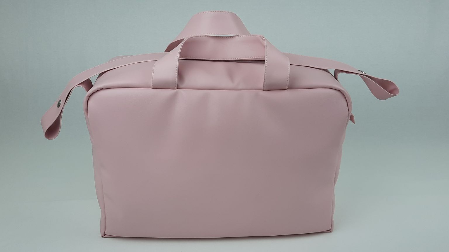 SACO MATERNIDADE PELE SINTÉTICA LAÇO COR ROSA REF: NL405