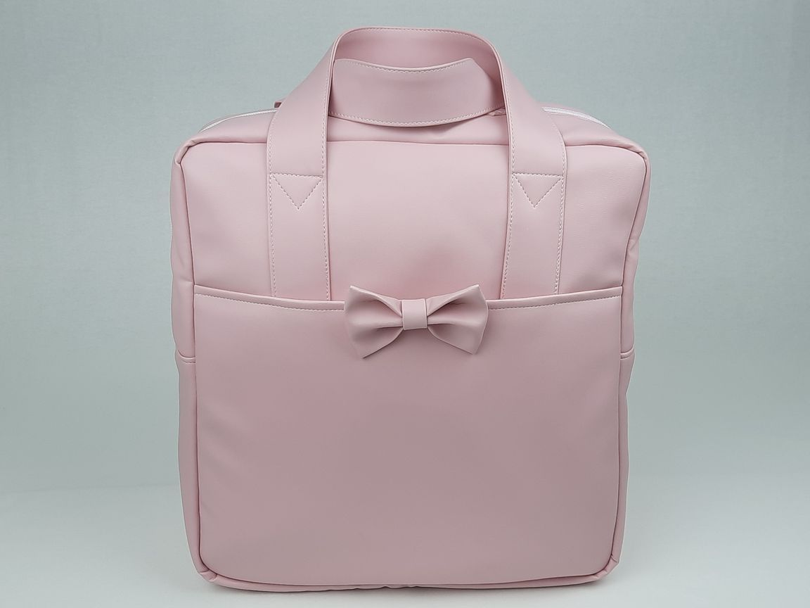 MOCHILA PELE SINTÉTICA LAÇO COR ROSA REF: NL421