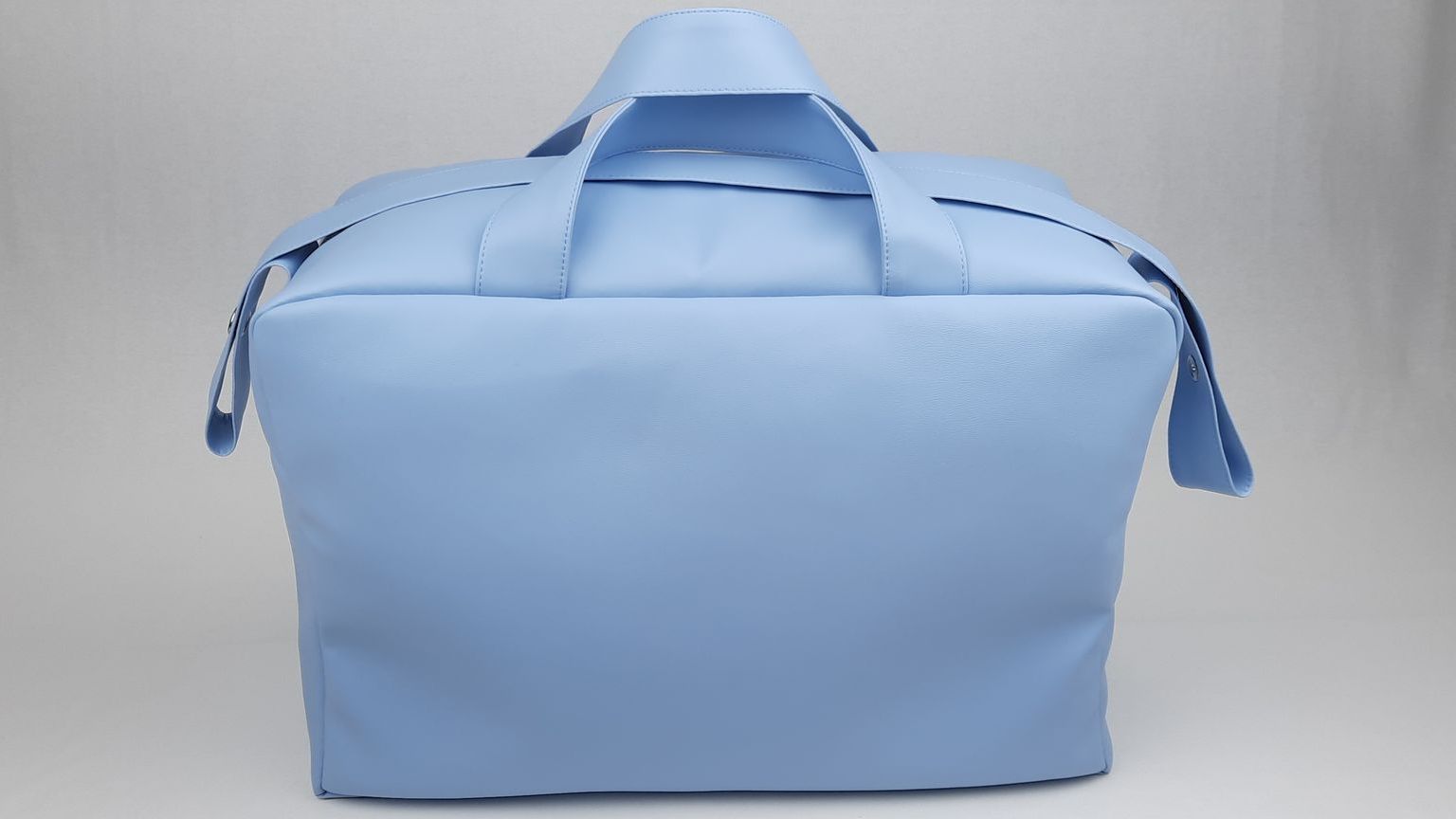 SACO MATERNIDADE PELE SINTÉTICA LAÇO COR AZUL REF: NL405