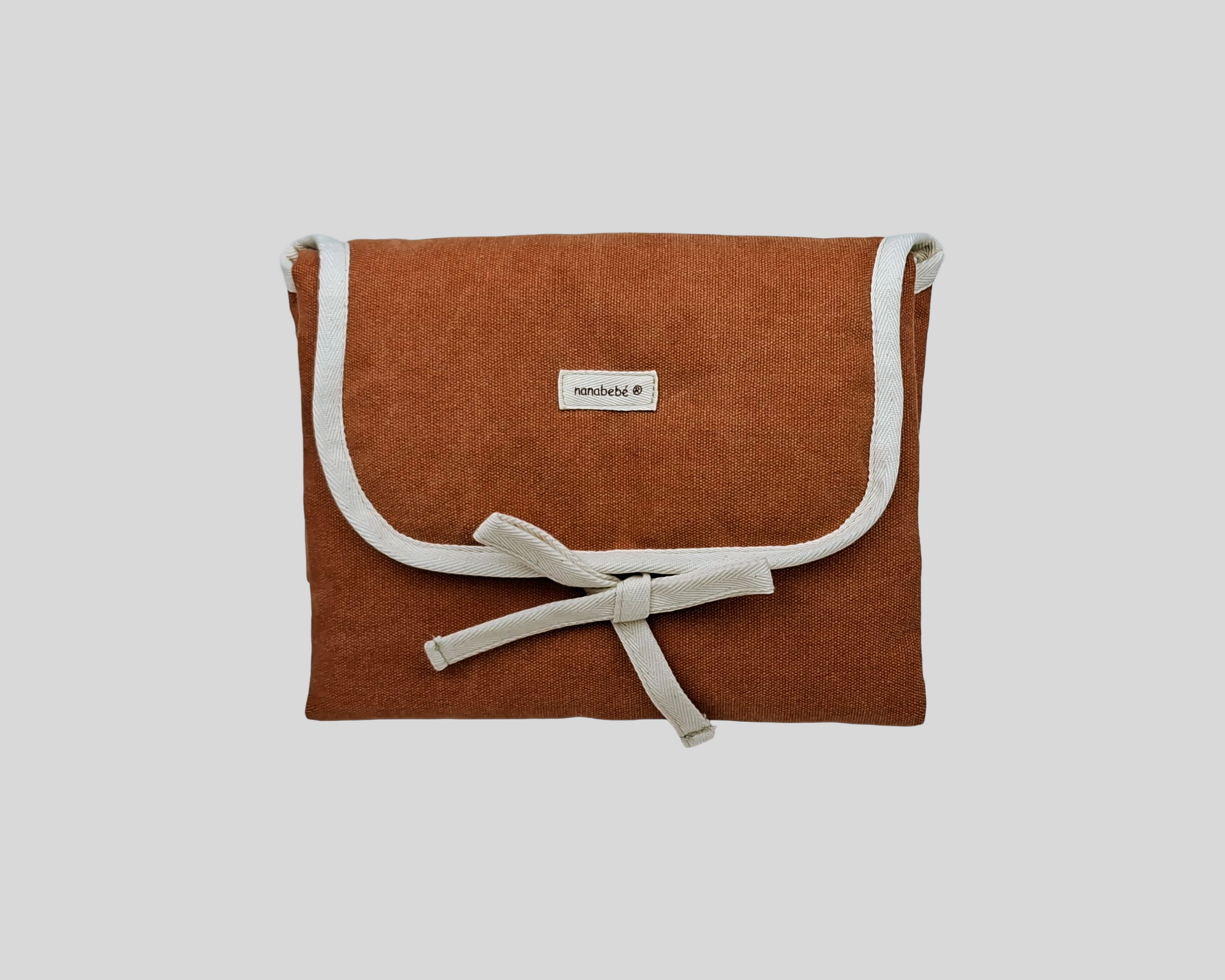 MUDA FRALDAS COR TELHA FECHO EM NASTRO