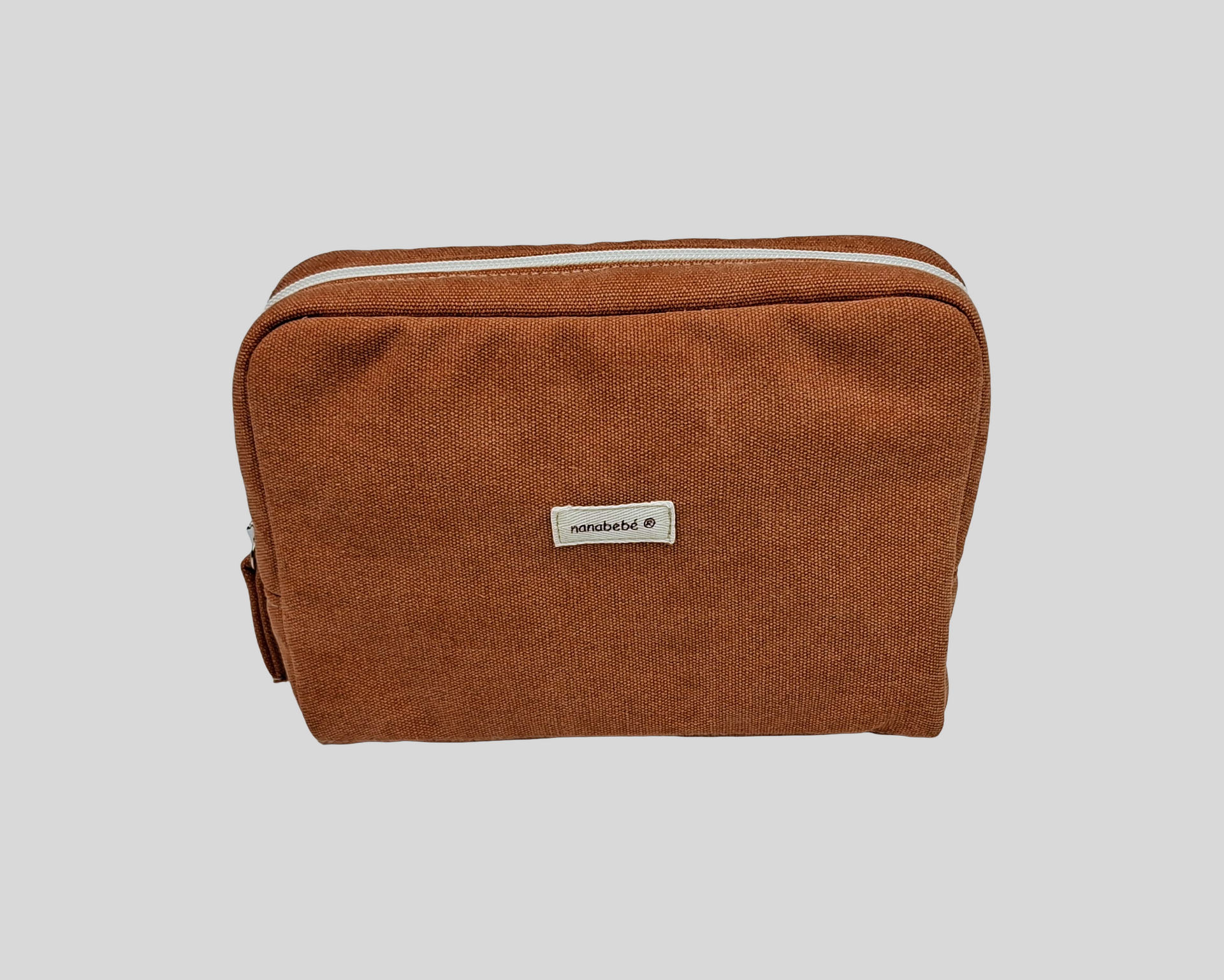 NECESSAIRE COR TELHA COM FECHO DE CORRER