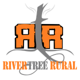 Logo for Rivertree Rural: orange 