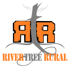 Logo for Rivertree Rural: orange 