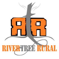 Logo for Rivertree Rural: orange 