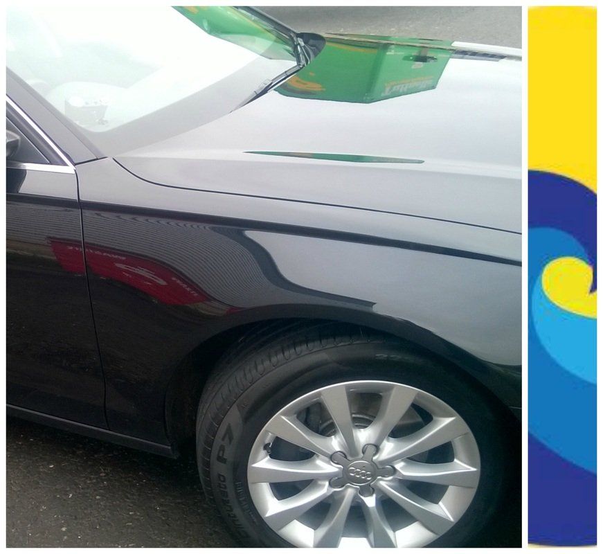 car right wheel cleaning