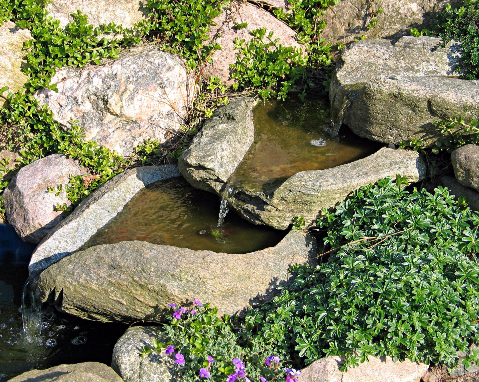 Rock — Beautiful Home Garden Waterfall in Morris Plains, NJ