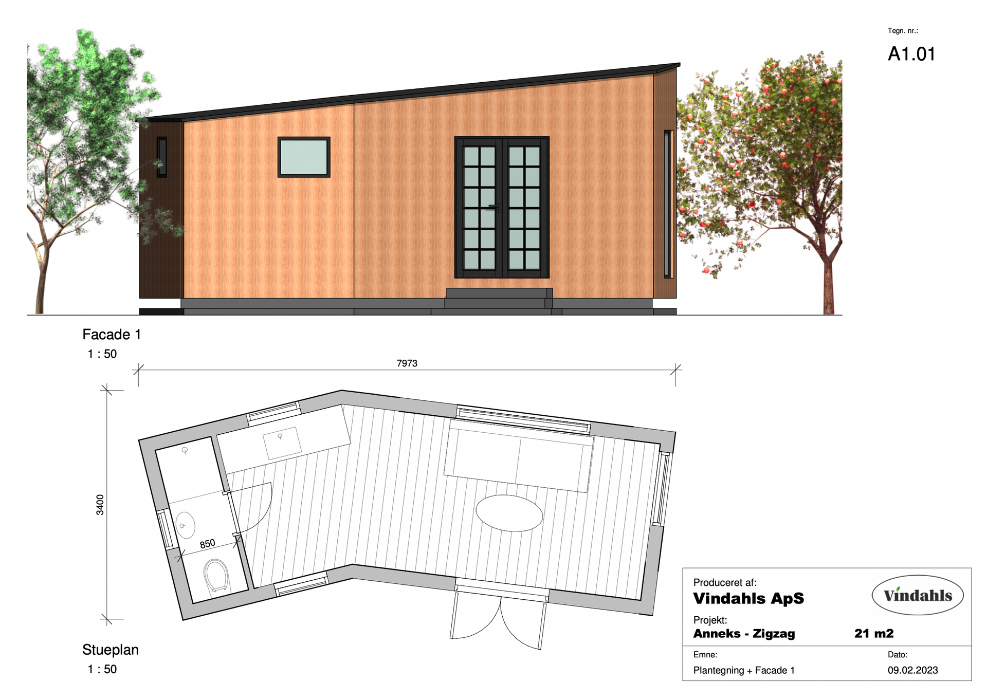 plantegning af Zigzag