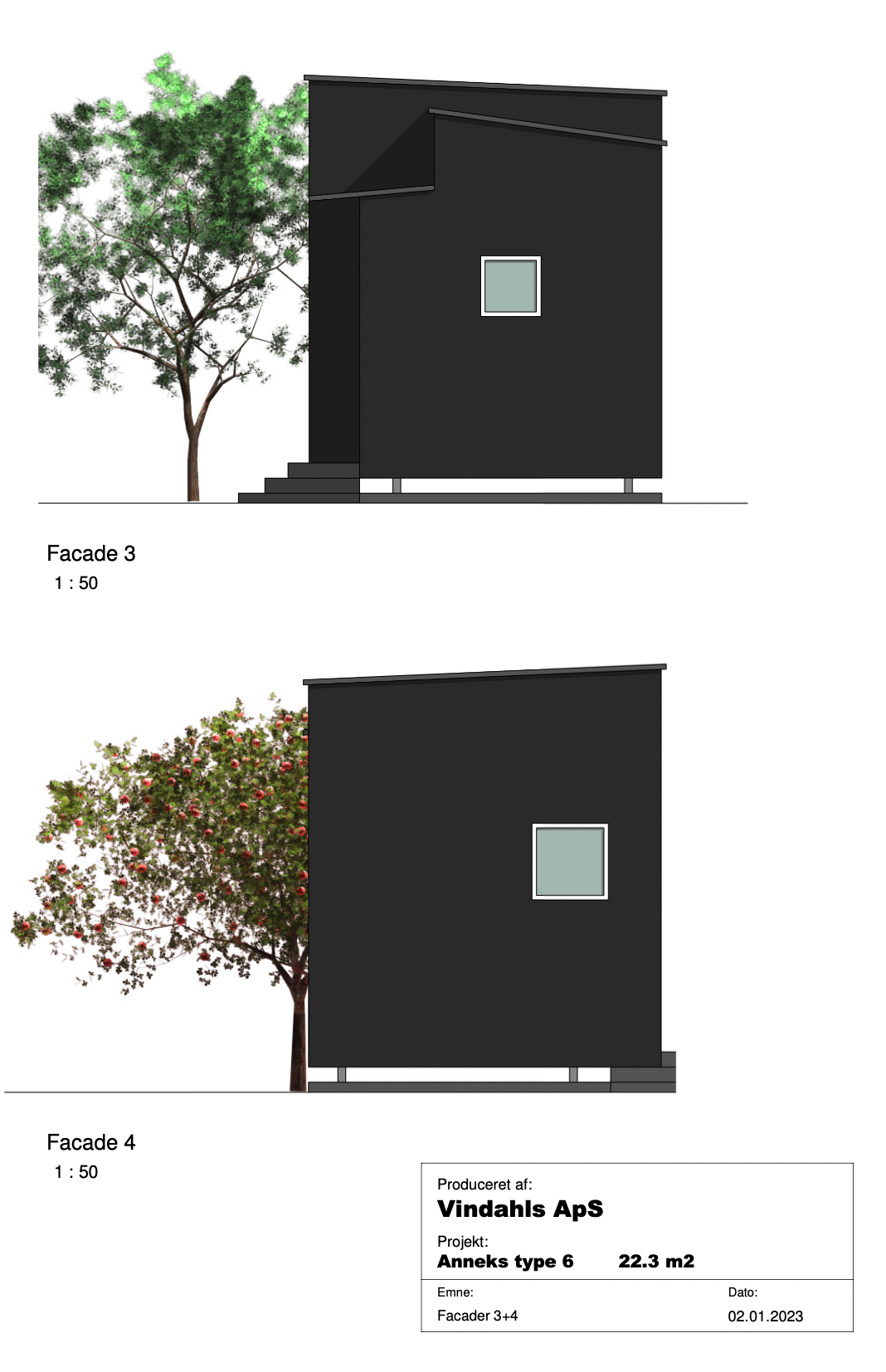 plantegning af Trekløveren