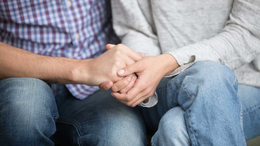 Couple holding hands — Buford, GA — Center for Marriage Excellence
