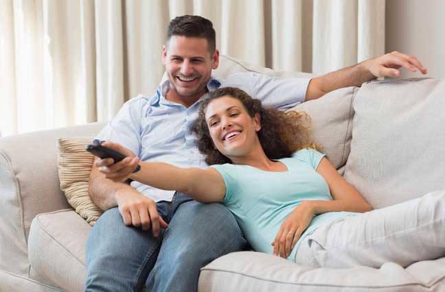 Couple watching TV — Buford, GA — Center for Marriage Excellence